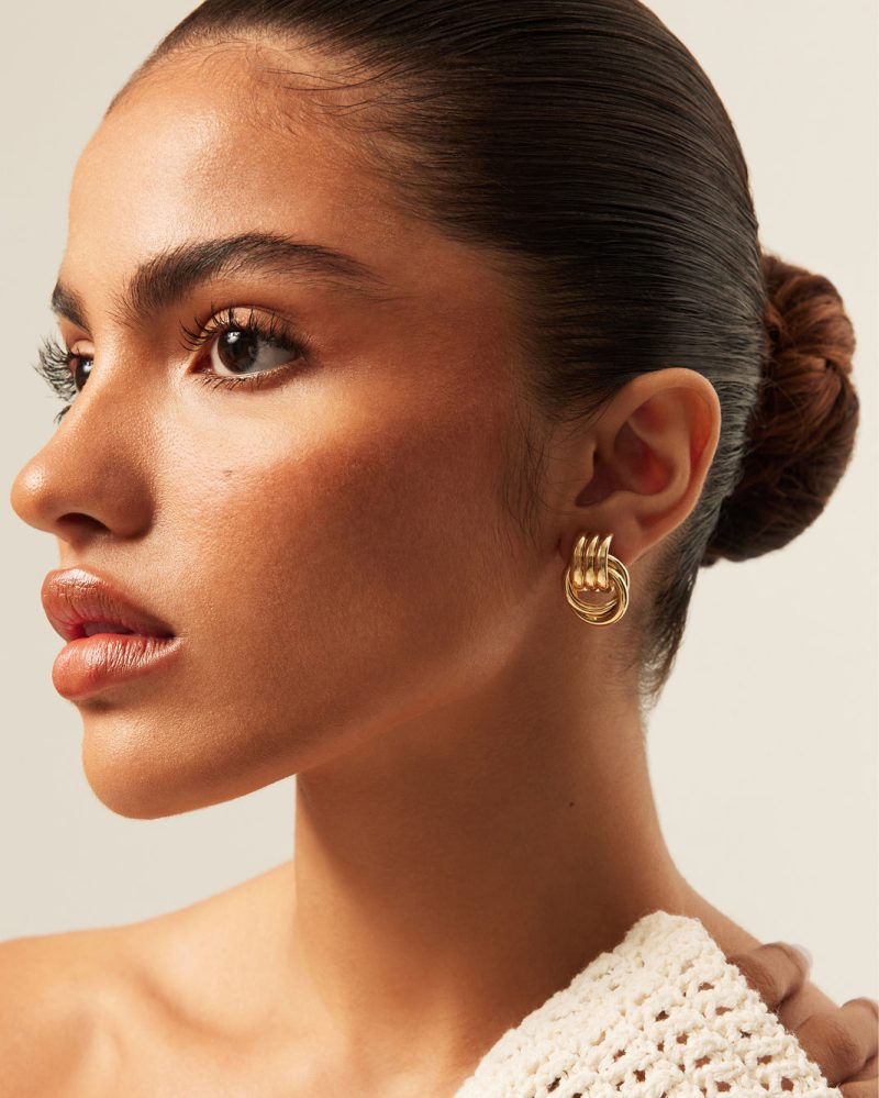 ANTHEMINIEARRINGS GOLD 1