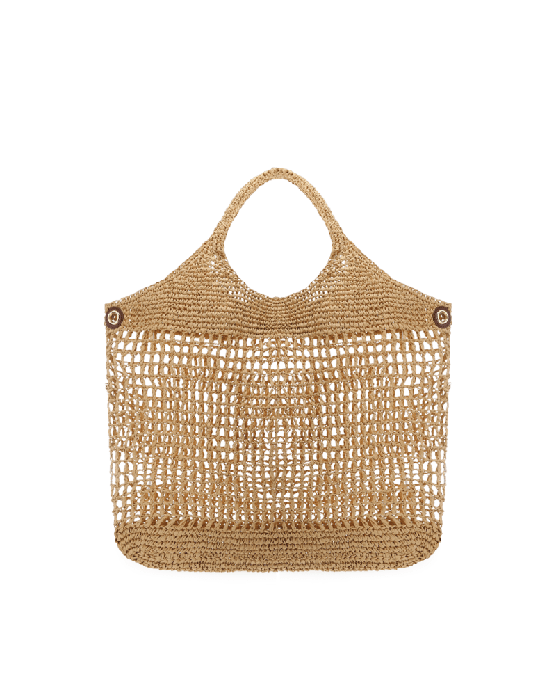 SKYESHOULDERBAG NATURALRAFFIA